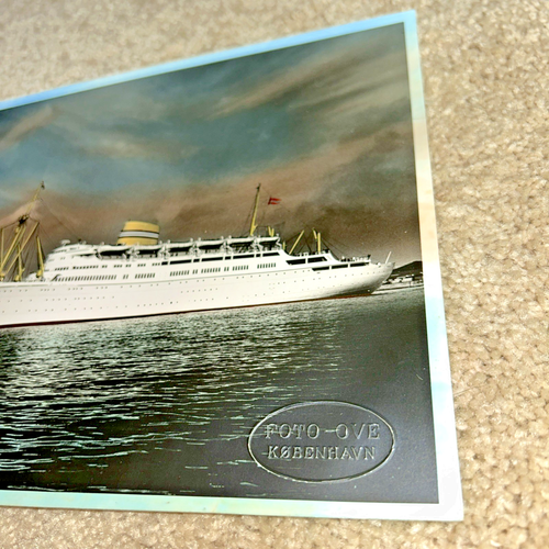 Vintage Colored Photo MS OSLOFJORD by Ove Pedersen Fotograf, Kobenhavn - Picture 5 of 7