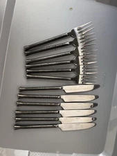 18/10 stainless Unbranded China tableware  12 Pieces