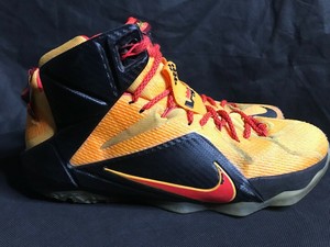 orange lebron 12s