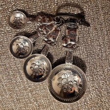 Cucharas medidoras Silver Keep Sake 1 cucharada 1 cucharadita. 1/2 cucharadita 1/4 cucharadita tarro fruta