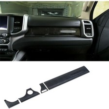 Tapicería de tablero de consola de fibra de carbono ABS para Dodge RAM 1500 2021 2022~2023