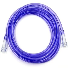 50Ft Oxygen Supply Tubing Crush Resistant Standard Connectors for Nasal Cannu...