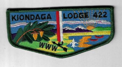 OA 422 Kiondaga S24 WWW Flap DGR Bdr. Buffalo Trace IN [NY-3013]