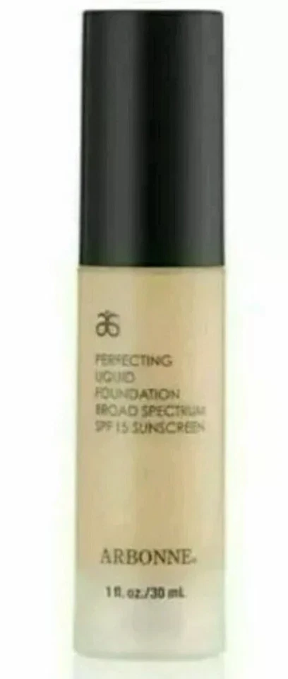 Arbonne Perfecting Liquid Foundation SPF15, Golden Bronze, 30 ml, Neu