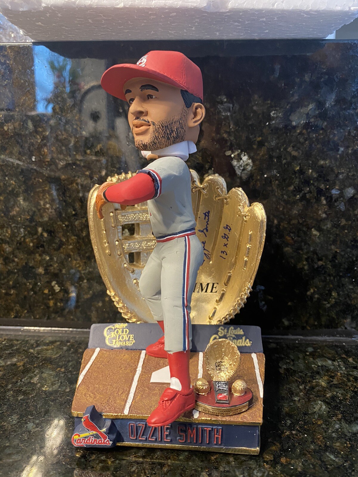 Ozzie Smith Autographed Signed St. Louis Cardinals Gold Glove Bobblehead #29/100 Fanatics 