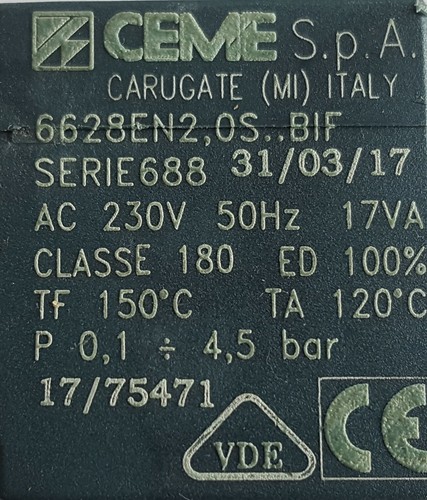 Клапан ceme 688