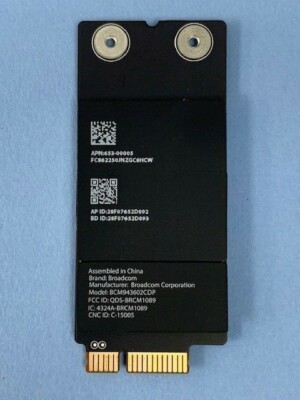  Apple A1419 A1418 Broadcom WiFi Bluetooth Airport Card 653-00005 BCM943602CDP