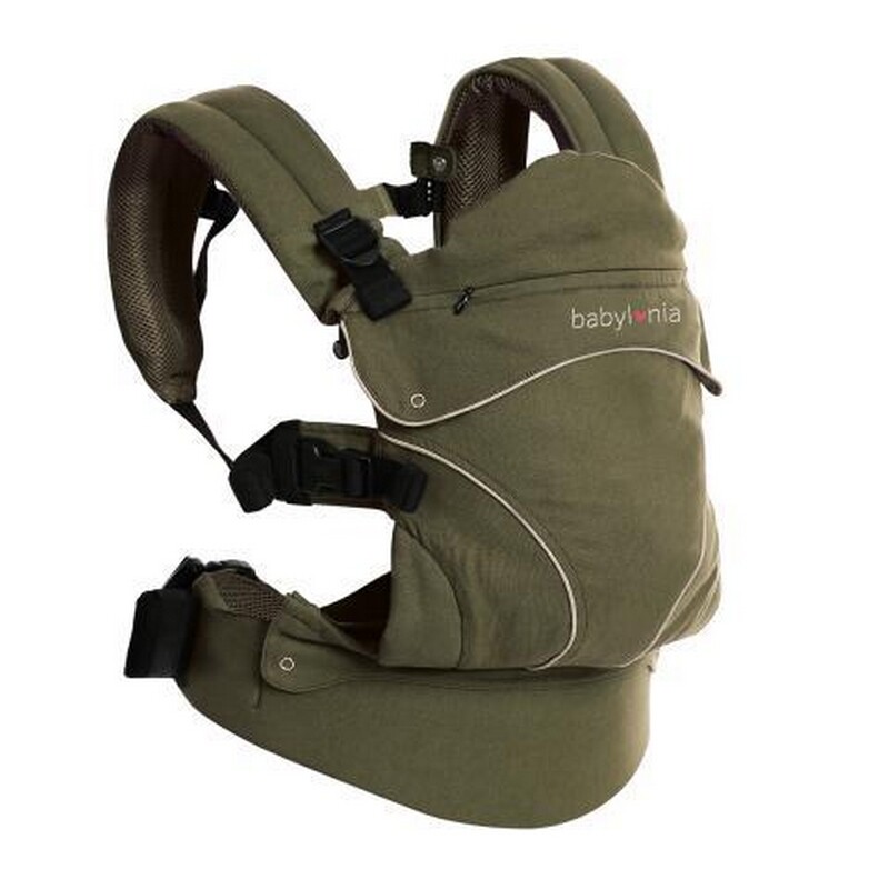 Porte-bébé Flexia Babylonia ergonomique évolutif 3 zips physiologiques gris
