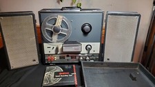 Realistic Solid State 909 3-speed 4-track Recorder W/ 2 Speakers ~ Needs Work!