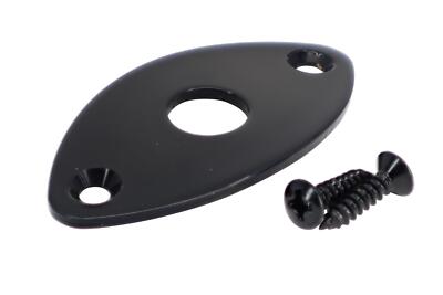 GOTOH JCB-2 Football Shaped Guitar Jackplate  - Black