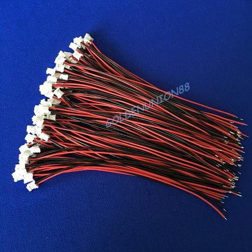 100 piezas JST PH 2 pines conector cable 150 mm UL1007 26AWG paso 2,0 mm para batería - Imagen 3 de 3