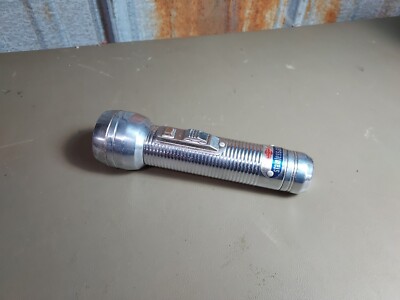 CLEAN RayOVac Sportsman Premium Grade Metal Working Flashlight Made Hong Kong