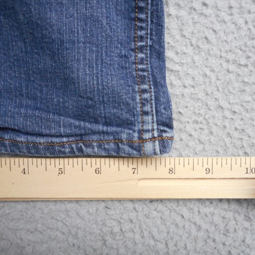 Duluth Jeans Mens 38x32 Blue Standard Fit 40 Grit Stretch Denim - Picture 9 of 14