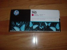 2024 GENUINE HP 745 CHROMATIC RED 300ml CARTRIDGE F9K06A DESIGNJET Z2600 Z5600