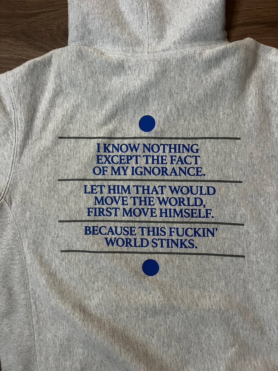 Supreme Know Thyself Hoodie (Grey) | eBay