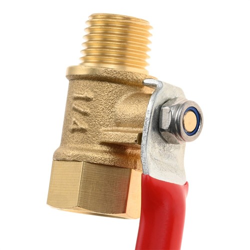 1Pack 1/4" Heavy Duty Air Compressor Brass Ball Valve Shut Off Switch - Picture 6 of 9
