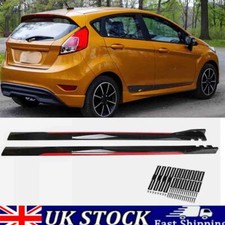 For Ford Fiesta ST MK5 6 Mk7 MK7.5 78.7" Side Skirts Extension Rocker Panel Lip