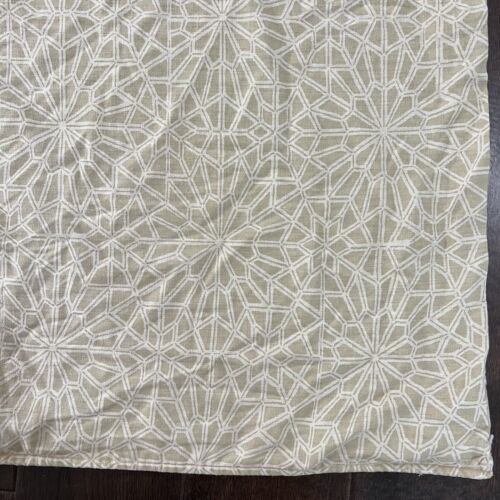 Target Home Khaki Tan Cream Geomentric Queen Duvet w/ Pillowcases 87”x89" - Picture 6 of 7
