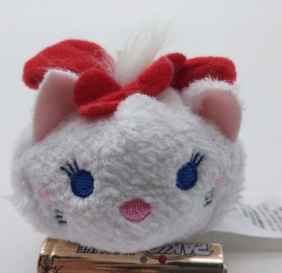 Disney Store Tsum Tsum Christmas 2016 Advent Calendar Marie 3.5''Plush DOLL