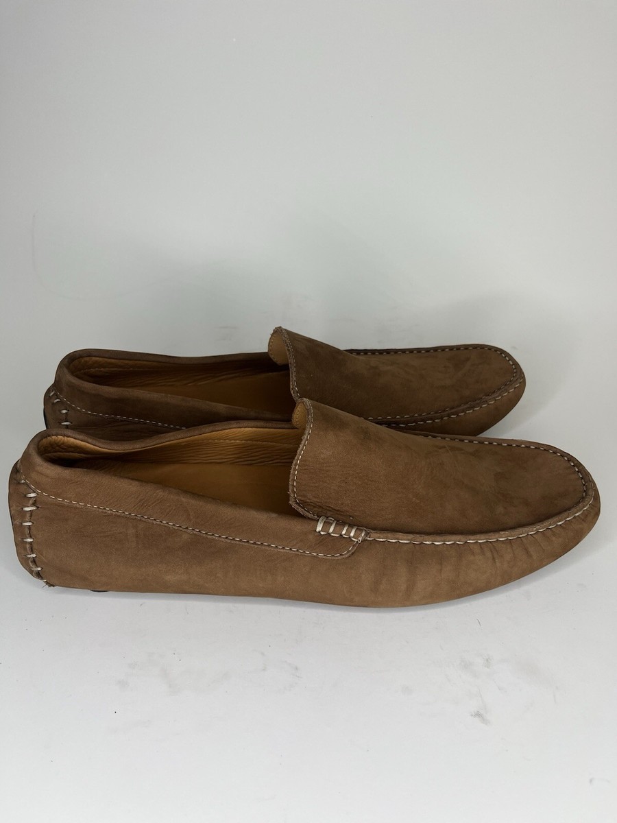 Mercanti Fiorentini Relax Gray Suede Leather Driving Moccasin Loafers Mens 13M Mercanti Fiorentini Shoes Mens Size 9 Gray Suede Driving  main image 3
