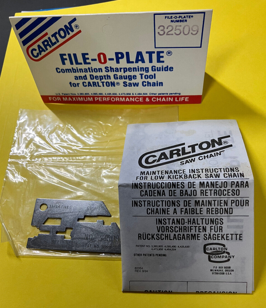 32509 Carlton File-O-Plate .325