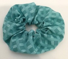 Teal Green Scrunchie Ponytail Holder Women Teen Girl Hair Accessory
