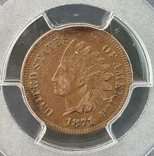 1871 Indian Head Cent PCGS VF30 2100.30/26872222 Exquisite Coin Rare - Picture 3 of 12