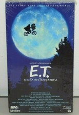 SEALED E.T. VHS NEW RARE FIRST RELEASE GREEN NO BARCODE "NICE" GRADE READY