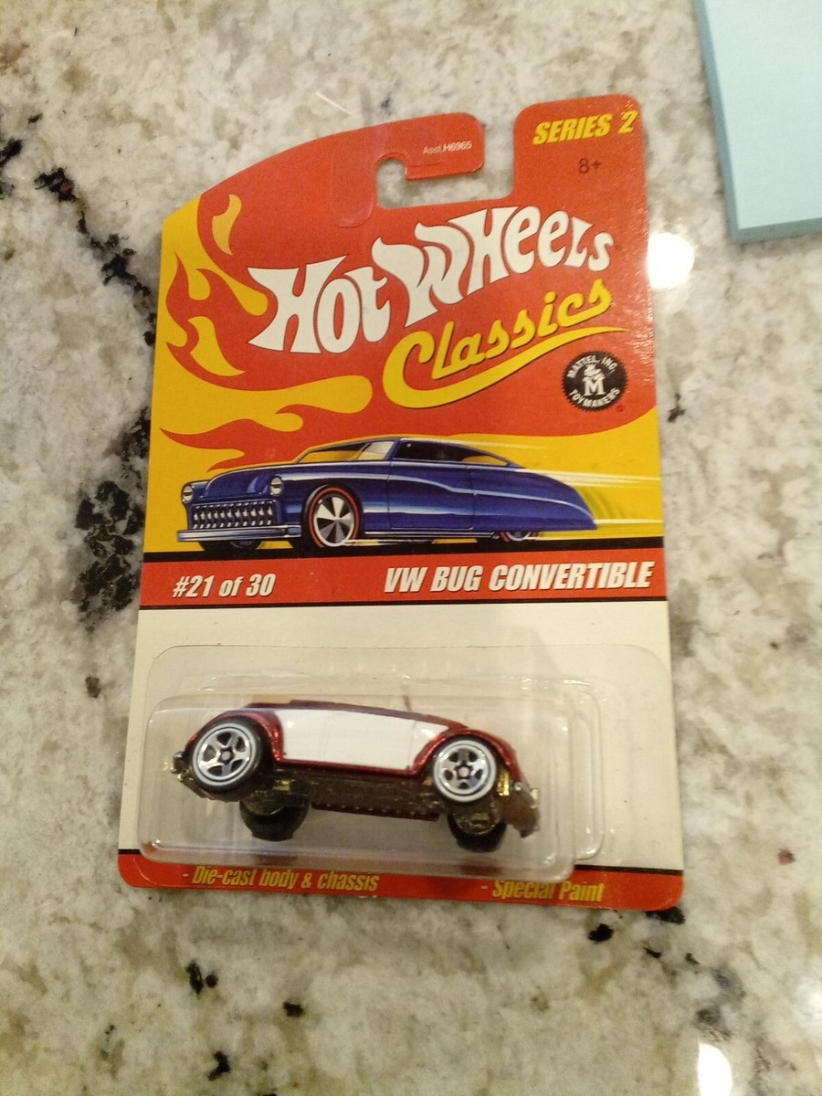 Hot Wheels Classics Series 2 VW Bug Convertible Red #21/30