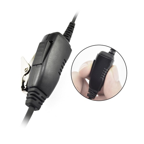10x Clear Acoustic Tube PTT Earpiece for Motorola Radios PMLN7158 SL7550 SL3500 - Picture 7 of 13