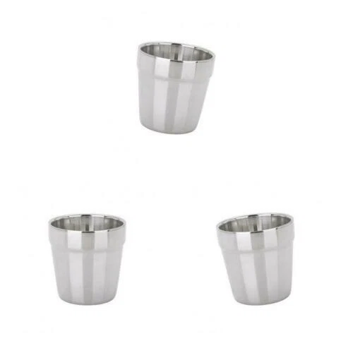 Bicchieri in argento in acciaio inossidabile