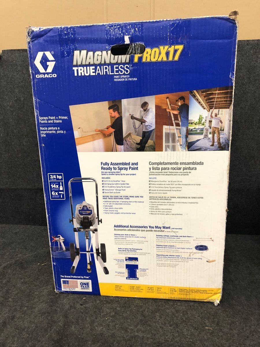 GRACO Magnum Pro X17 Stand Airless Paint Sprayer* eBay