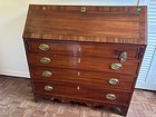 drop top mahogany antique desk chippendale — photo 4