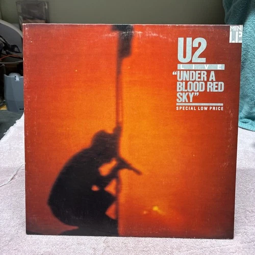 U2 LIVE "Under A Blood Red Sky" 1983 Vinyl LP, Island Records