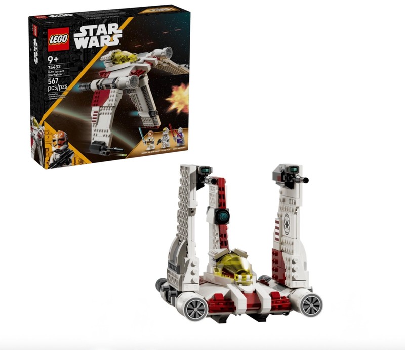 LEGO Star Wars V-19 Torrent Starfighter 75432 *Box & Build Only* *No Minfigures*