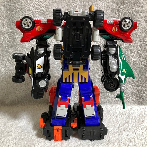 BANDAI Japan DX Megazord Power Rangers RPM Super Sentai Go-onger Carrigator - Picture 11 of 16