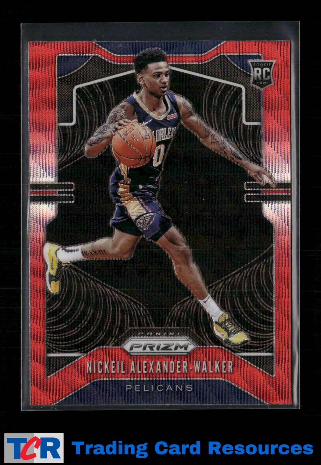 2019-20 Panini Prizm #263 Nickeil Alexander-Walker Prizms Ruby Wave