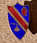 WW2 U.S. Military 372nd Infantry Regiment Distinctive Insignia DUI DI Pin PB
