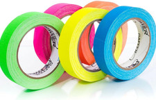 5-Pack Fluorescent Gaffer Tape  Leaves No Residue  Heavy Duty Pro Gaff Tape 