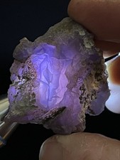 Old Stock Holley Blue Agate-with A FACE! AAA+ 37.17g Perfect Lapidary Cutter