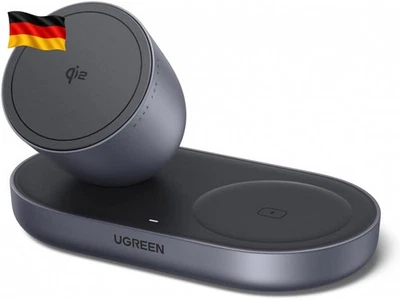 Zapix 2-in-1 Magnetisches Kabelloses Ladegerät 15W, Qi2 zertifizierte iPhone  - Bild 1 von 4