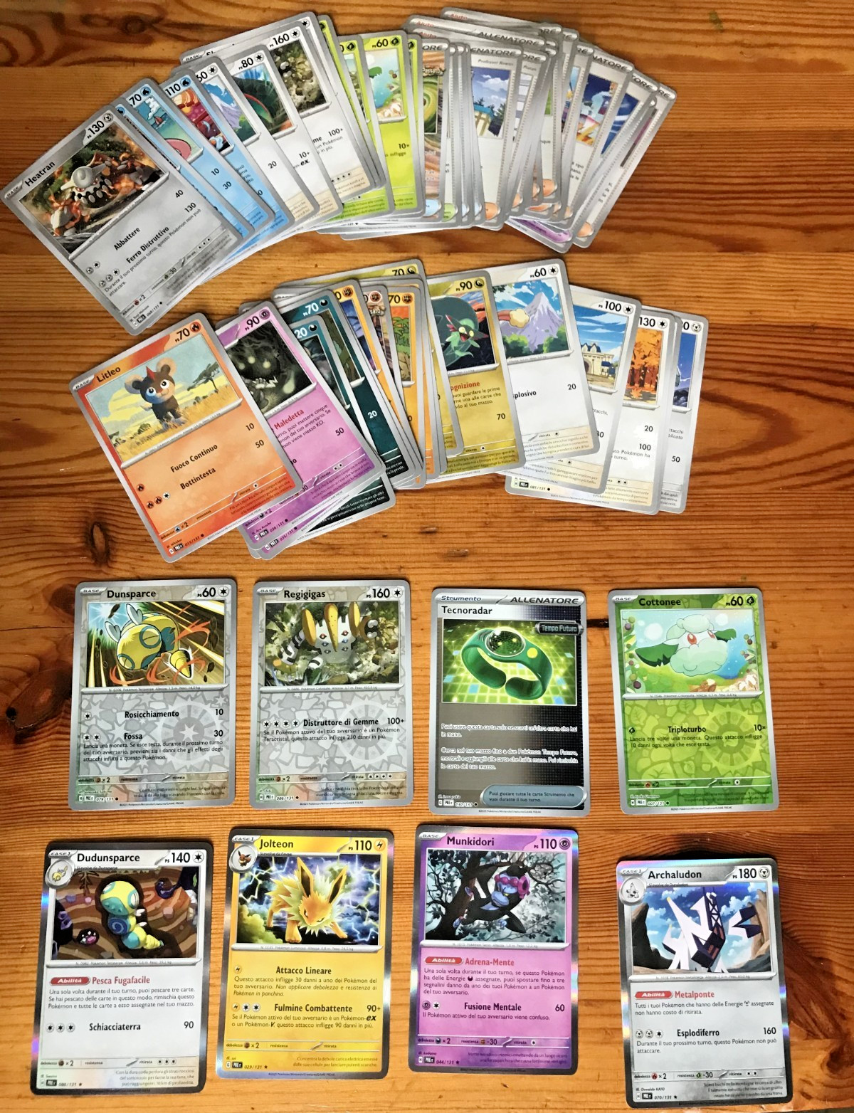 LOTTO N 62 Carte Pokemon Evoluzioni Prismatiche TUTTE DIVERSE NEAR/MINT