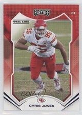 2021 Panini Playoff Goal Line Chris Jones #85 k6j