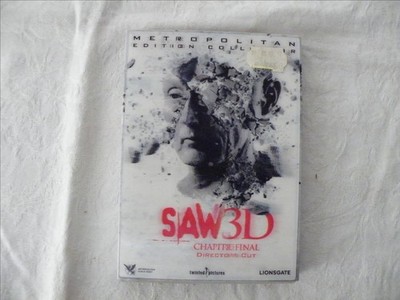 DVD 2 Discs Horror Saw 3D Chapter Final Director's Cut Collector's Edition
