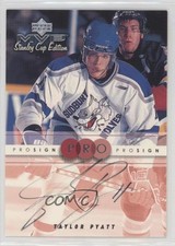 1999-00 Upper Deck MVP Stanley Cup Edition ProSign Taylor Pyatt #C-TP Auto 0jd0