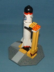 CITY, SPACE SATELLITE LAUNCH PAD SET 3366 - LEGO - 2011 - USED