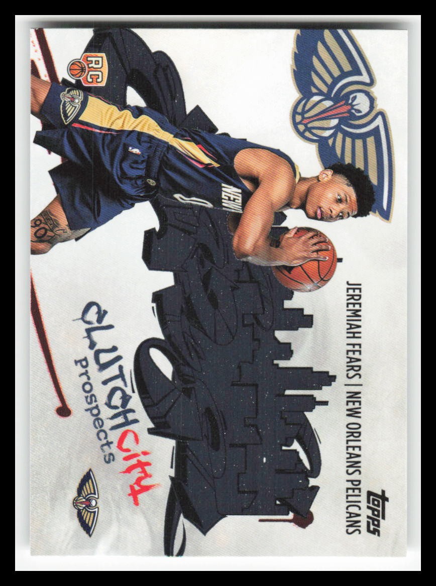 2025-26 Topps Clutch City Prospects #CC7 Jeremiah Fears