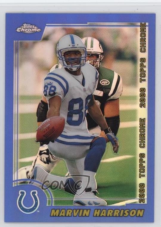 2000 Topps Chrome Refractor Marvin Harrison #160 HOF
