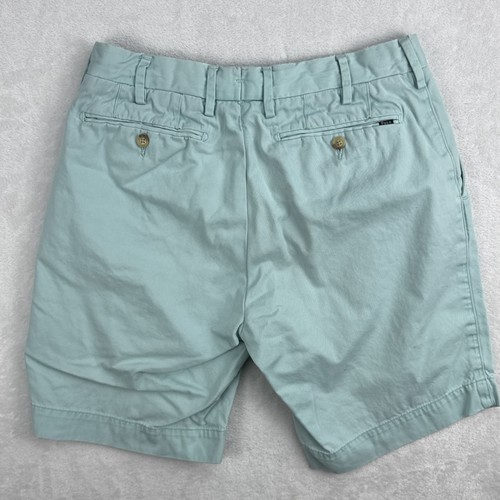 POLO RALPH LAUREN Men's Green Stretch Slim-Fit Chino Shorts Size 42 - Picture 2 of 11