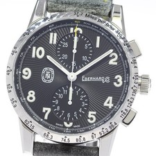 EBERHARD 31076 Chronograph black Dial Automat...